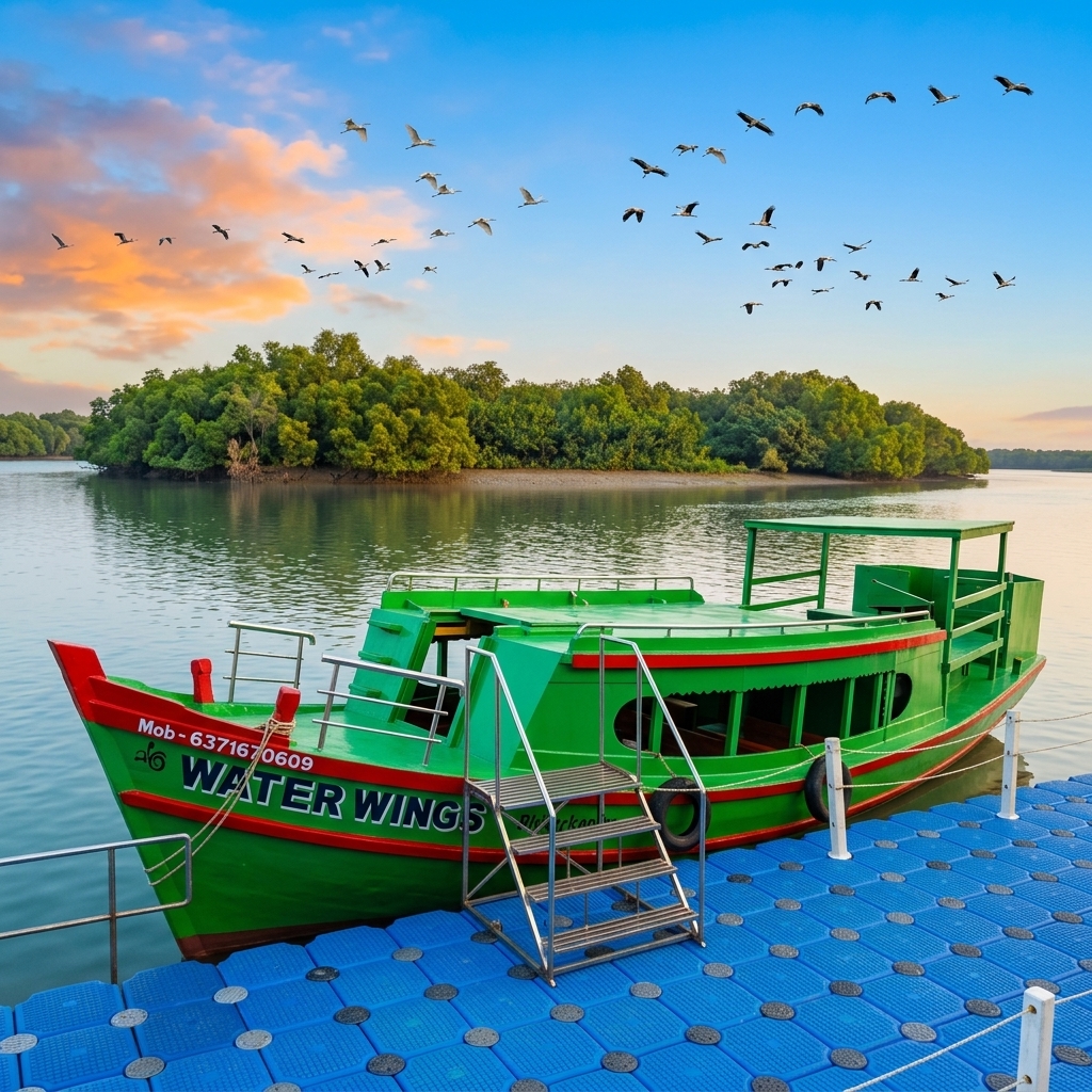 Kalibhanjadia Island - Bhitarkanika Boat Safari Tour & Mangrove Wildlife Cruise